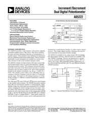 AD5222BRZ1M datasheet.datasheet_page 1