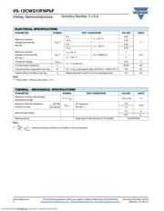 VS-12CWQ10FNTRLPBF 数据规格书 2