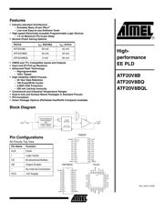 ATF20V8BQL-15JC 数据规格书 1