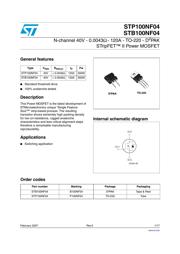 STB100NF04T4 datasheet.datasheet_page 1