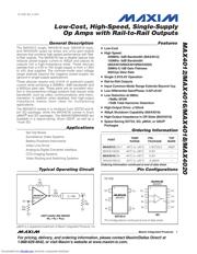 MAX4020 数据规格书 1