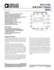 AD8363ACPZ-WP datasheet.datasheet_page 1