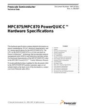 MPC870VR133 datasheet.datasheet_page 1