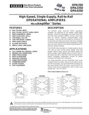 OPA4350EA2K5G4 datasheet.datasheet_page 1