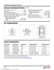 LT6206 datasheet.datasheet_page 2