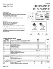 IRLS3036TRLPBF 数据手册
