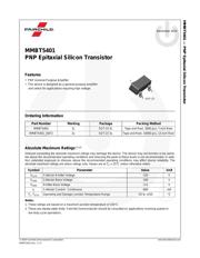 MMBT5401 数据规格书 1