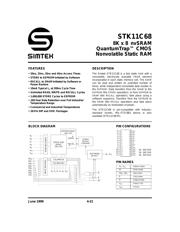 STK11C68SF45 数据规格书 1