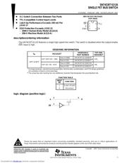 74CBT1G125DBVTG4 数据规格书 1