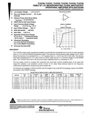 TLV2761IDBVTG4 datasheet.datasheet_page 1