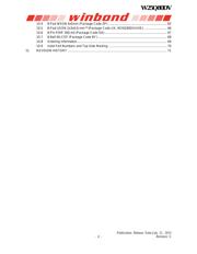 W25Q80DVUXIE TR datasheet.datasheet_page 4