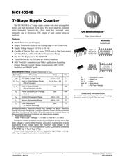 MC14024BDG Datenblatt PDF