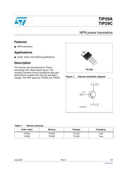 TIP29C 数据规格书 1