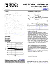 AD7687BCPZRL Datenblatt PDF