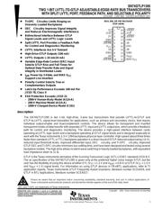 SN74GTLP1395PW datasheet.datasheet_page 1