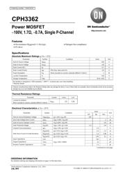 CPH3362-TL-W datasheet.datasheet_page 1