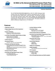 SST38VF6404B-70-5I-B3KE datasheet.datasheet_page 1