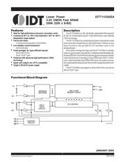 IDT71V256SA15PZG8 datasheet.datasheet_page 1