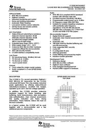 CC2520RHDT Datenblatt PDF