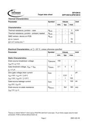 SPP10N10 datasheet.datasheet_page 2