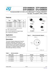 STD10NM65N datasheet.datasheet_page 1