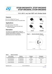 STGB19NC60HDT4 datasheet.datasheet_page 1