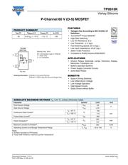 TP0610K-T1-GE3 Datenblatt PDF