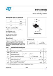 STPS60H100CT datasheet.datasheet_page 1