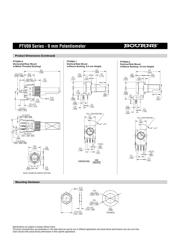 PTV09A-4020F-B102 数据规格书 3