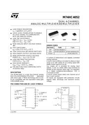 M74HC4052B1 datasheet.datasheet_page 1