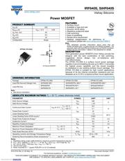 IRF840STRLPBF 数据规格书 1