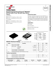 FDMS7602S datasheet.datasheet_page 1