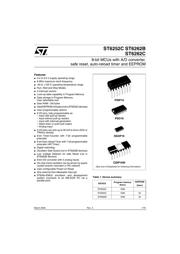 ST62T62CM3 数据规格书 1