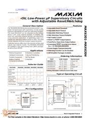 MAX6301 数据规格书 1