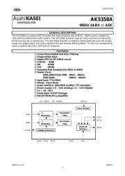 AK5358AETP-E2 datasheet.datasheet_page 1