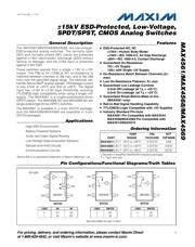 MAX4561EUT+T 数据规格书 1