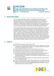 LPC2378FBD144,551 datasheet.datasheet_page 1