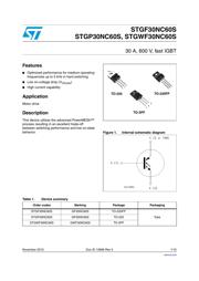 STGF30NC60S datasheet.datasheet_page 1