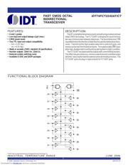 IDT74FCT2245ATQ 数据规格书 1