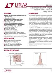 LT3085EMS8E#PBF Datenblatt PDF