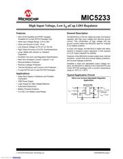 MIC5233-5.0YM5-TR Datenblatt PDF