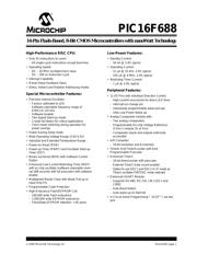 PIC16F688-I/P-ND 数据规格书 3