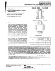 SN74LS169BNSRE4 datasheet.datasheet_page 1