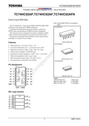 TC74HC02AF(EL) datasheet.datasheet_page 1