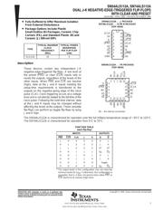 SN74ALS112ADG4 数据规格书 1