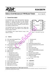 RDA5807M datasheet.datasheet_page 1