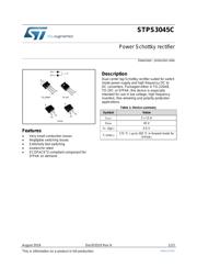 STPS3045CT Datenblatt PDF