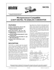 DAC811 datasheet.datasheet_page 1