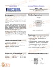 MIC1232 数据规格书 1