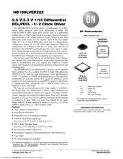 NB100LVEP222FAG datasheet.datasheet_page 1